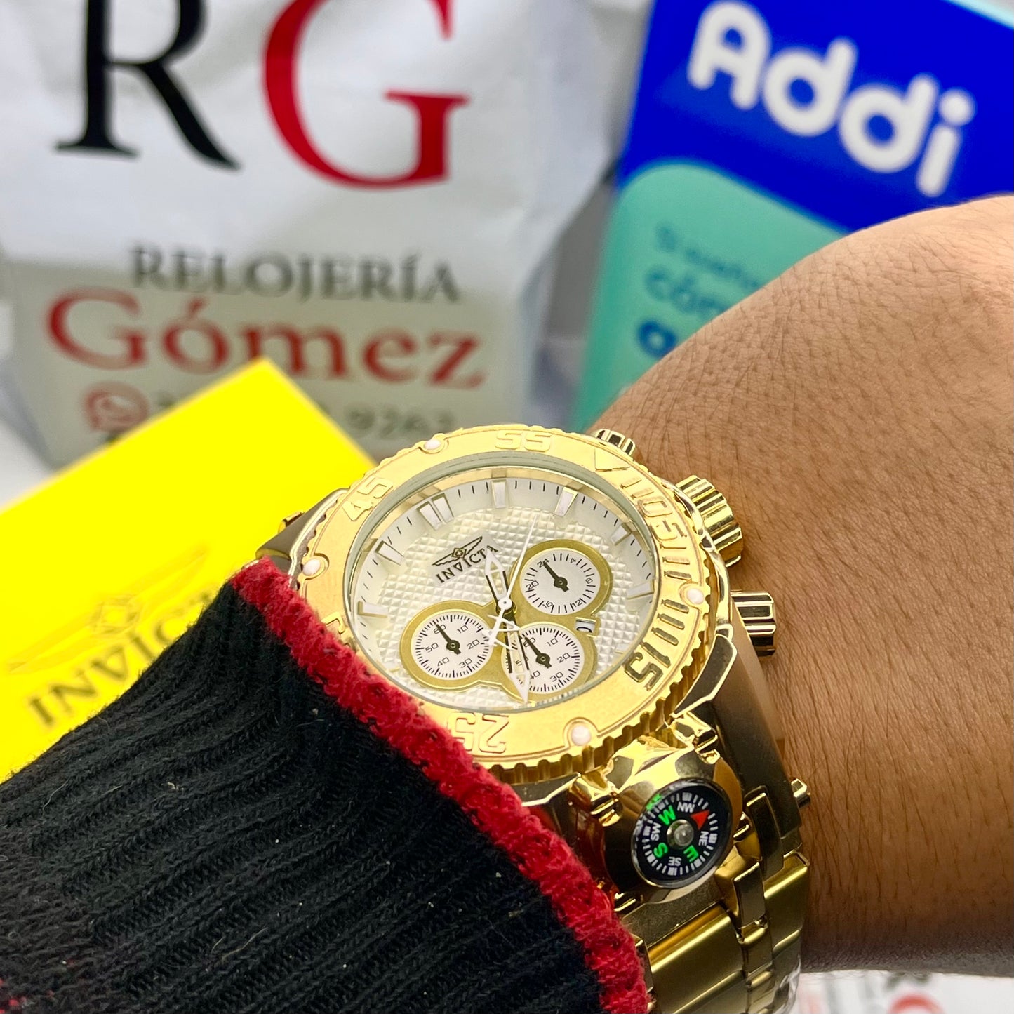 INVICTA PARA HOMBRE BOLT EN ACERO-DB