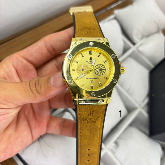 HUBLOT GENEVE CUERO PARA HOMBRE REF-MD