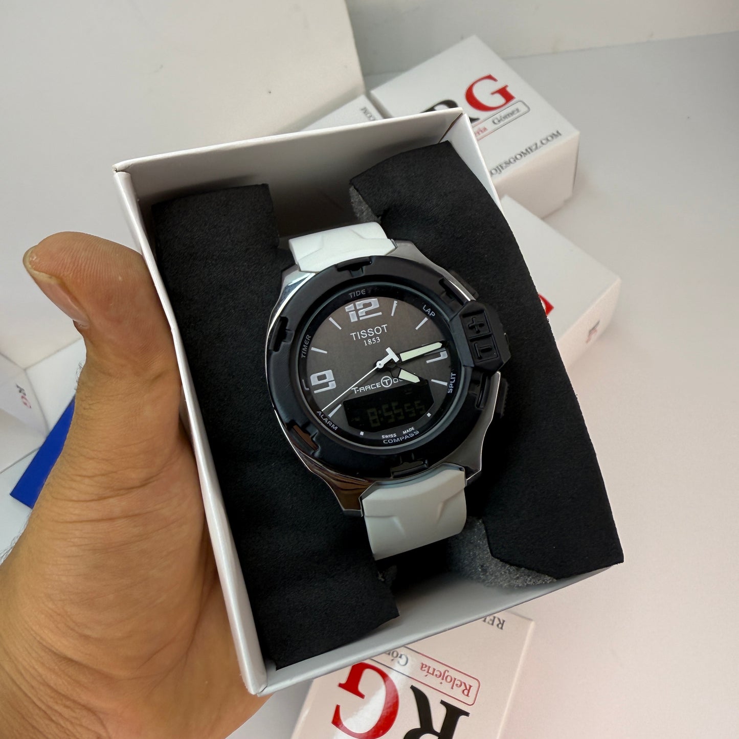 TISSOT DOBLE HORA T-RACE TOUCH PARA HOMBRE REF-B