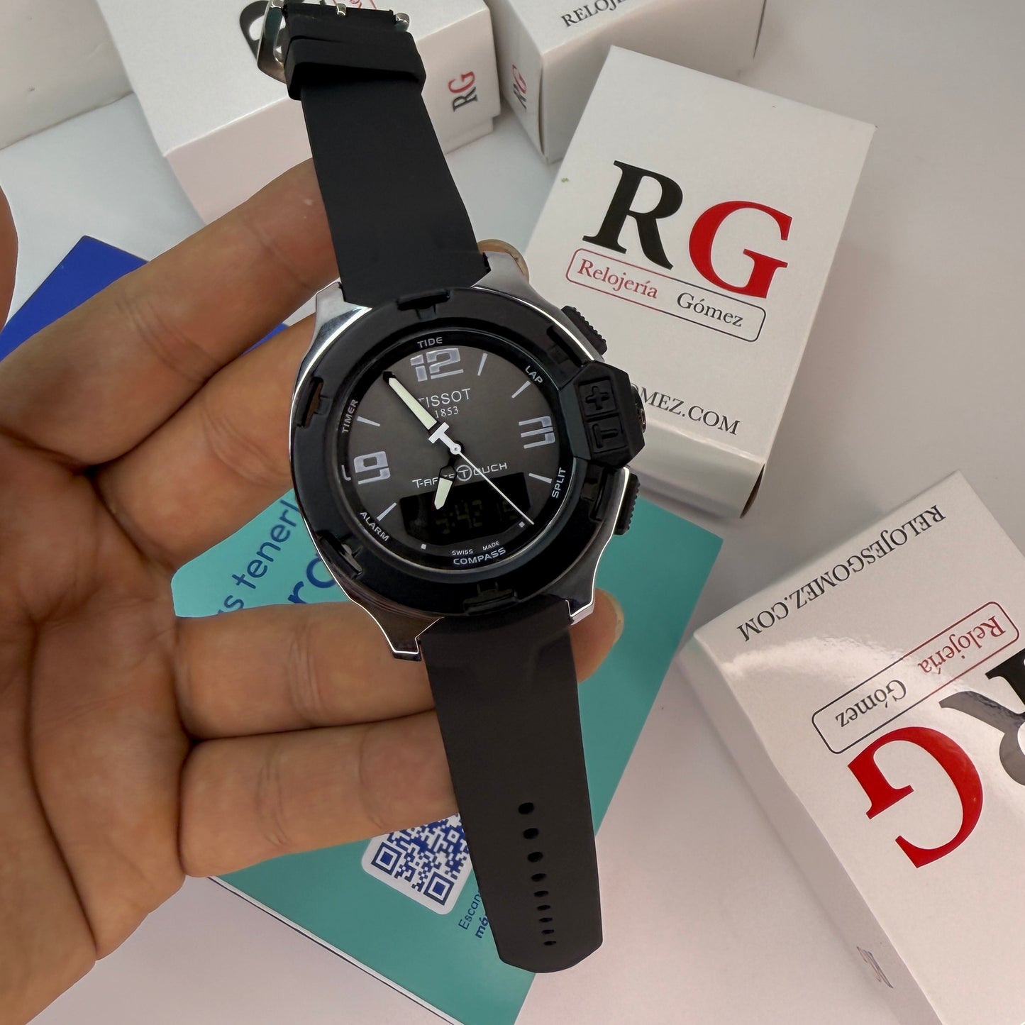 TISSOT DOBLE HORA T-RACE TOUCH  PARA HOMBRE REF-PN