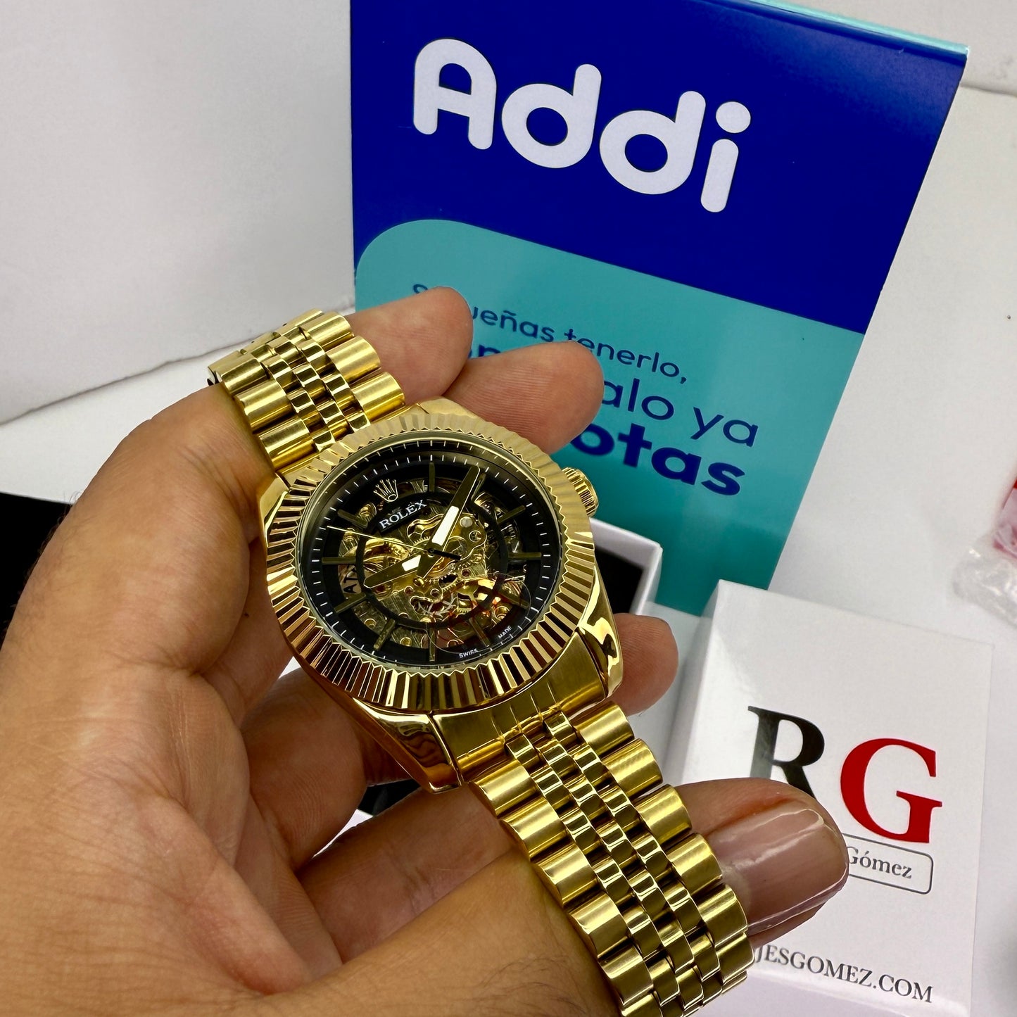 RLX AUTOMATICO CORAZON ABIERTO PRESIDET PARA HOMBRE REF-DN