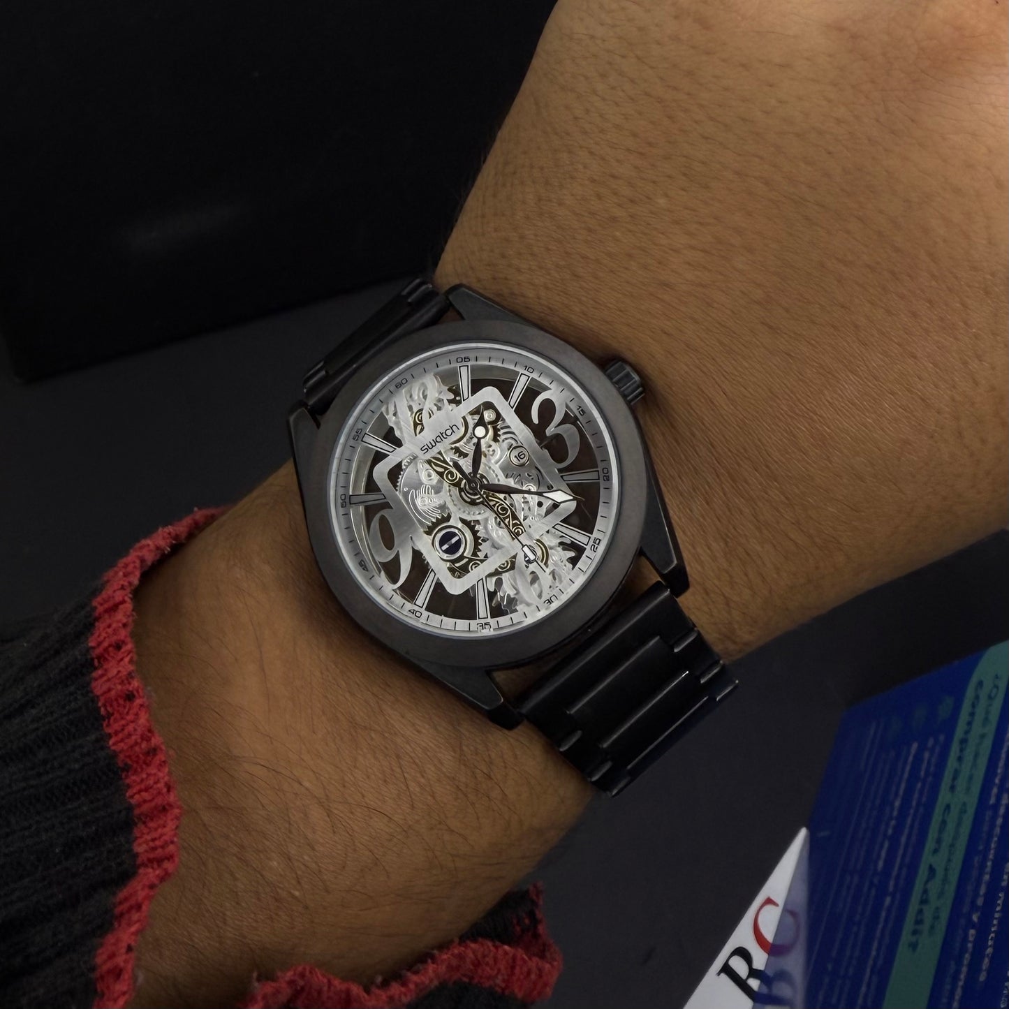 SWATCH TRASPARENTE PARA HOMBRE REF 301-NB