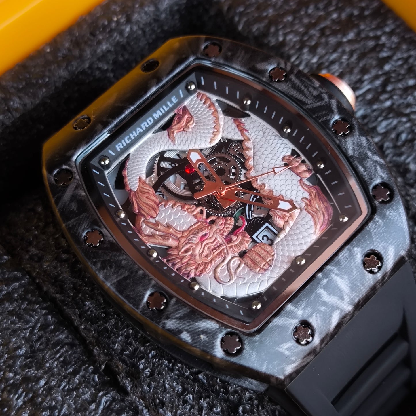 RICHARD MILLER DRAGON PARA HOMBRE-NEGRO