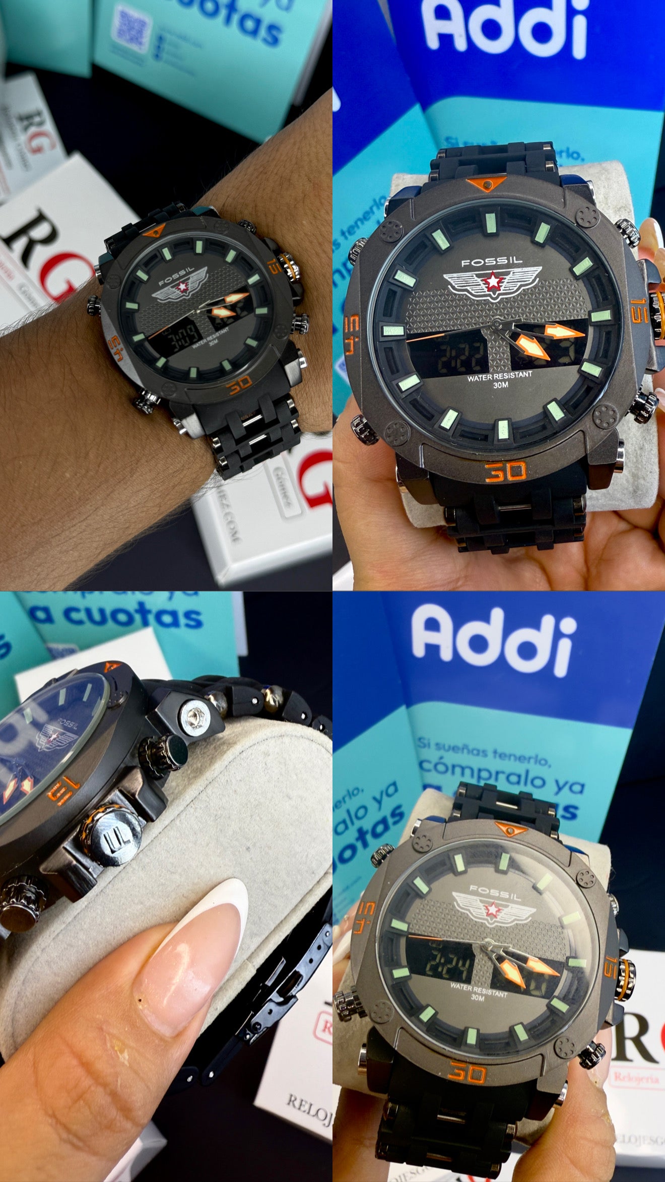 FOSSIL EDICION MARINA SUMERGIBLE-N