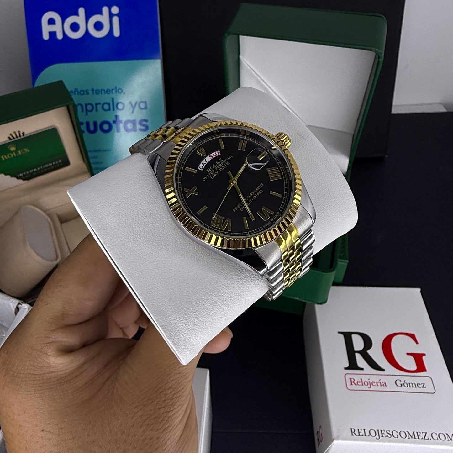 PAREJA R0LEX PRESIDENT  REF-BIN