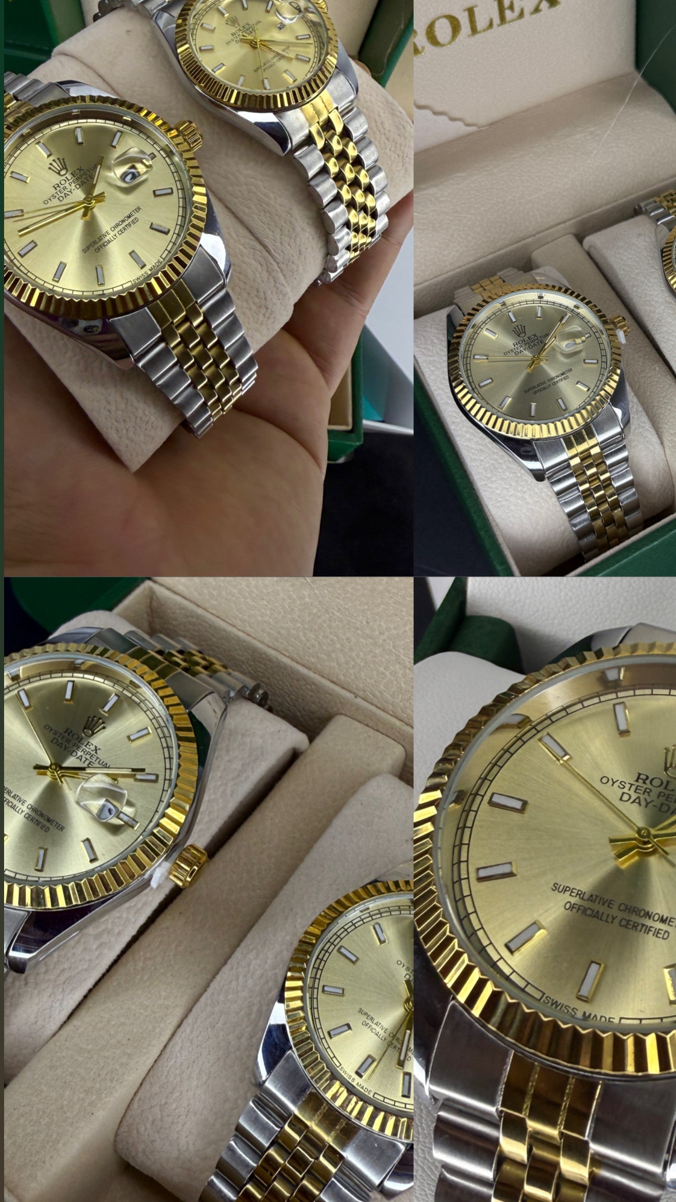 PAREJA DE RLX DAY-DATE PARA REF-BD