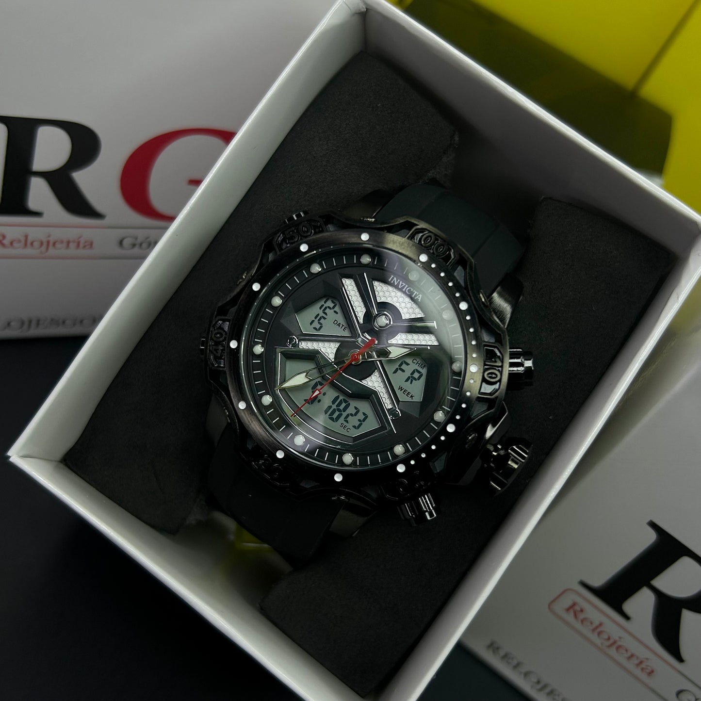 INVICTA DOBLE HORA PARA HOMBRE REF-1837-NNP