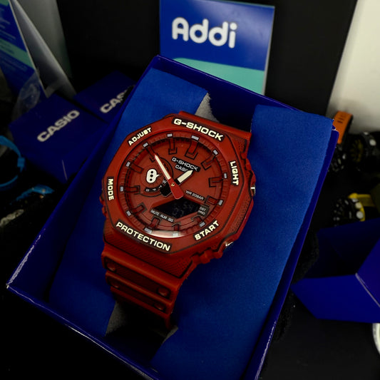 CASIO G-SHOCK PARA HOMBRE REF-GA2100-R