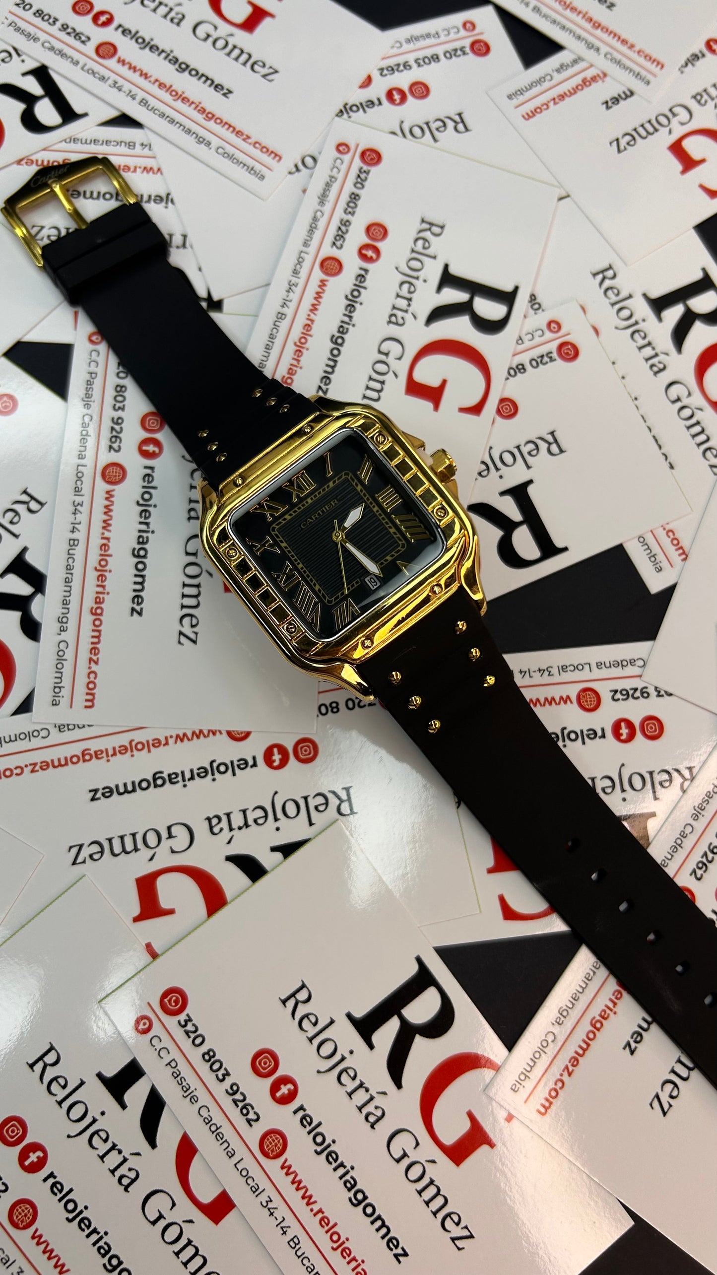 CARTIER DO´SANTOS PARA HOMBRE REF-GOMA-NDN