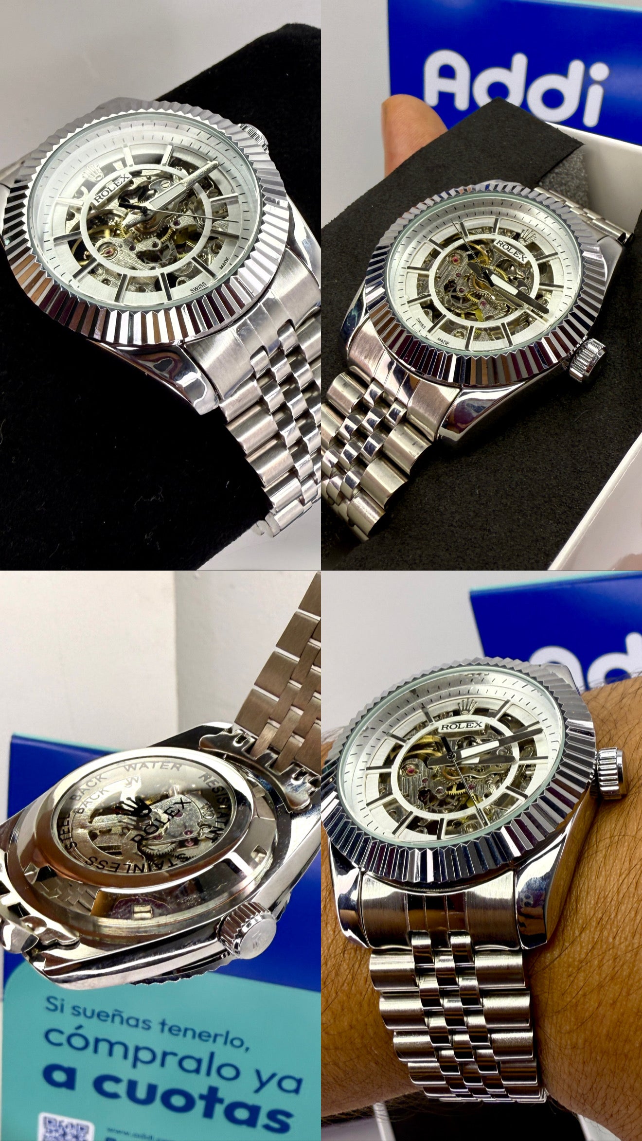 RLX AUTOMATICO CORAZON ABIERTO PRESIDET PARA HOMBRE REF-PB