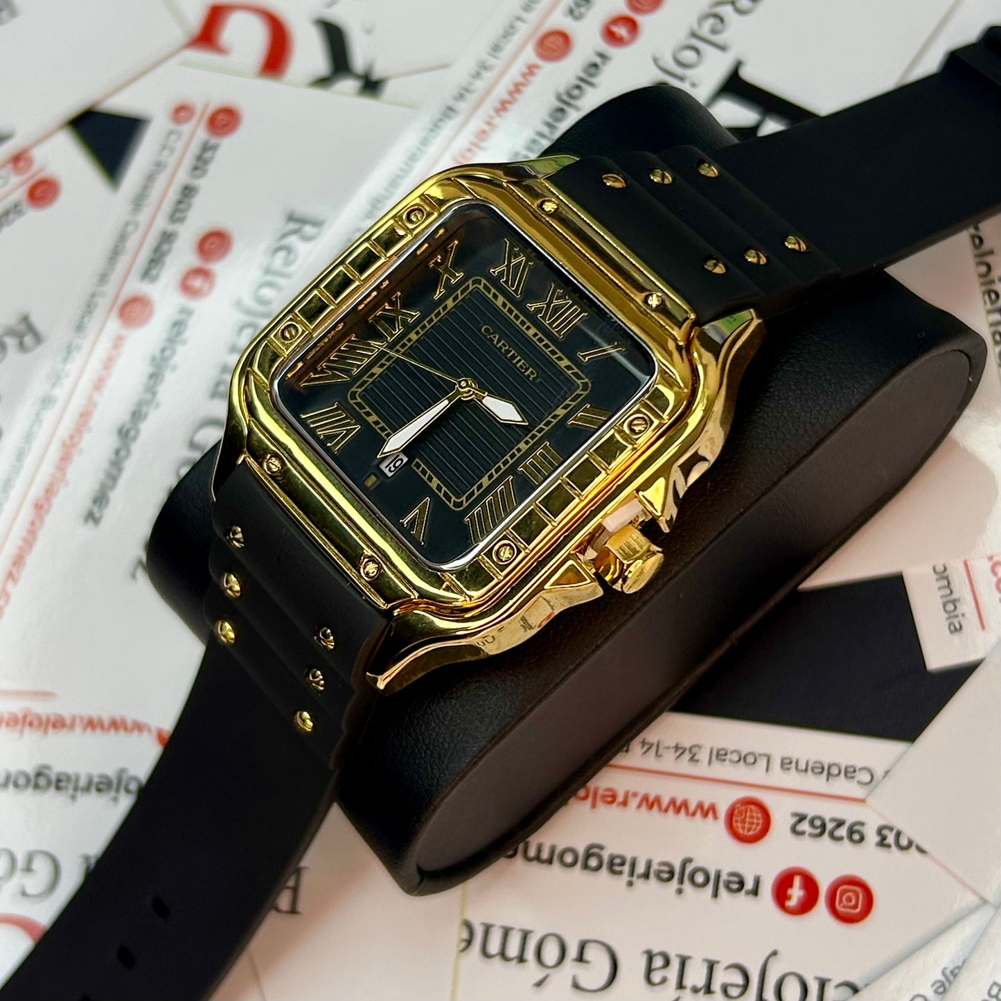 CARTIER DO´SANTOS PARA HOMBRE REF-GOMA-NDN