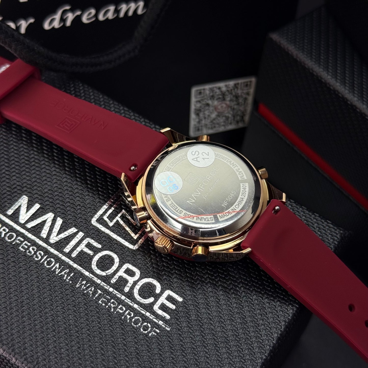 NAVIFORCE DOBLE HORA ORIGINAL PARA DAMA REF NF5045-R