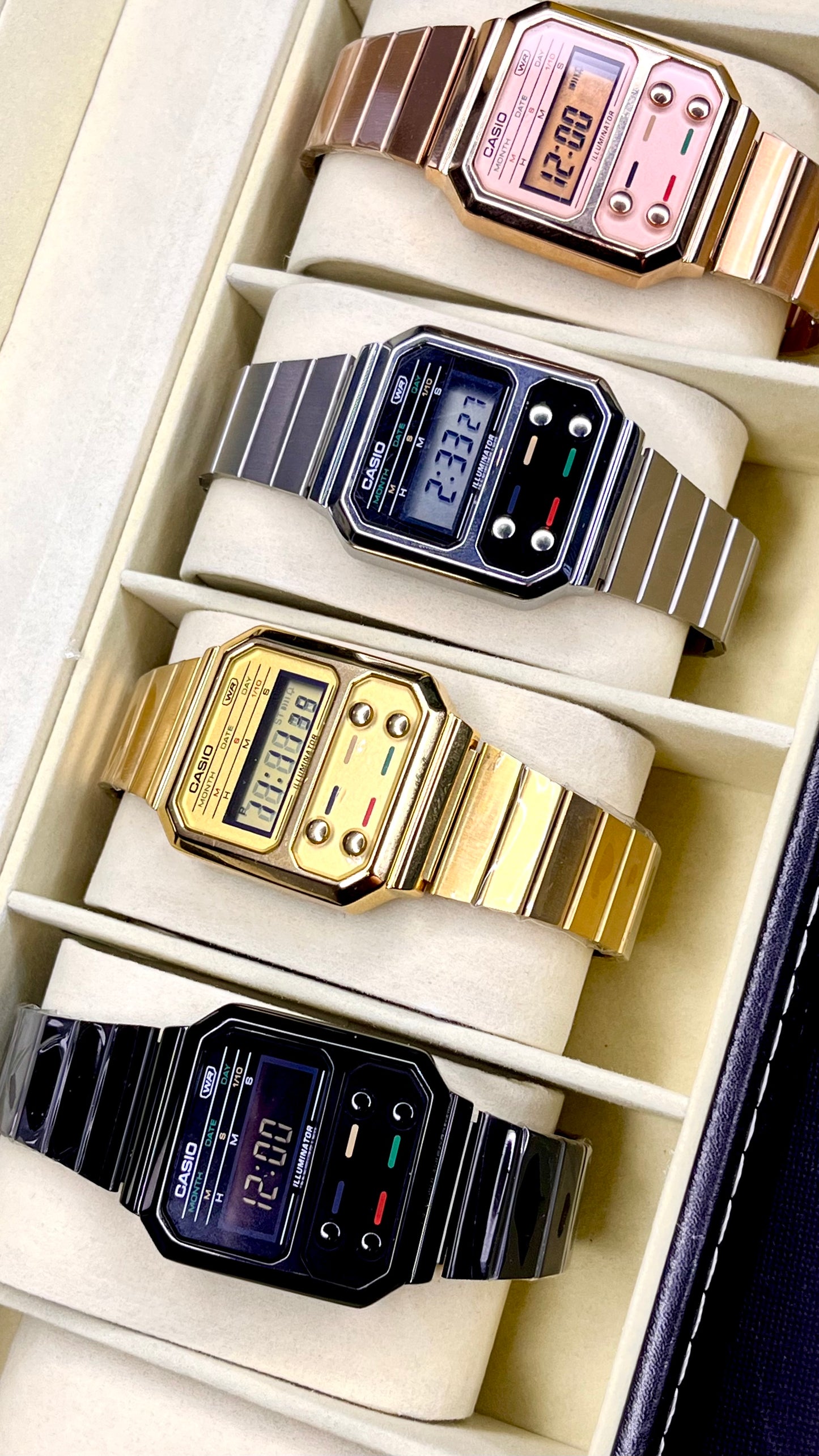 CASIO UNISEX RETRO VINTAGE A-1000-NEGRO