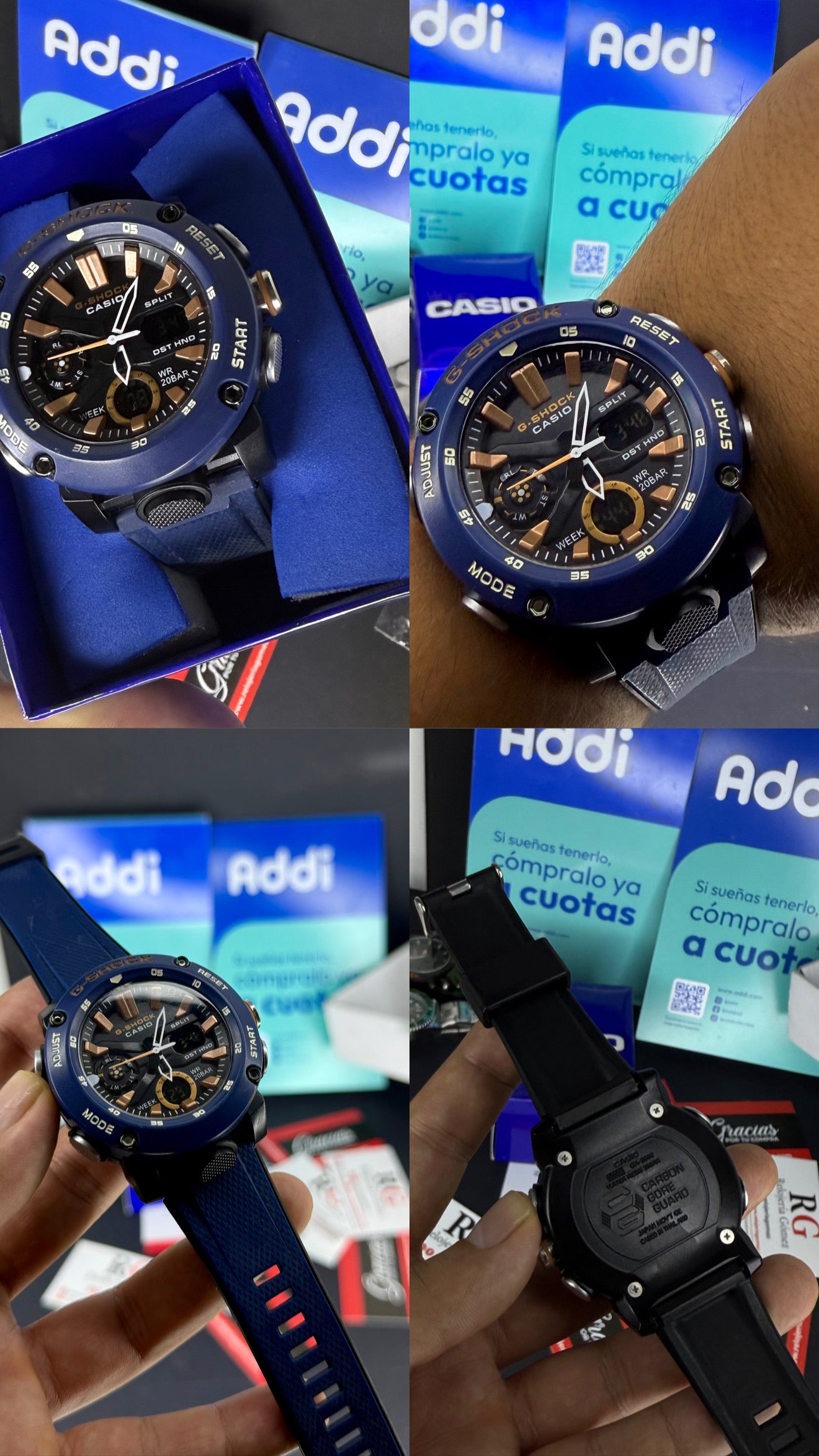 CASIO G-SHOCK PARA HOMBRE REF-GA2000-AN