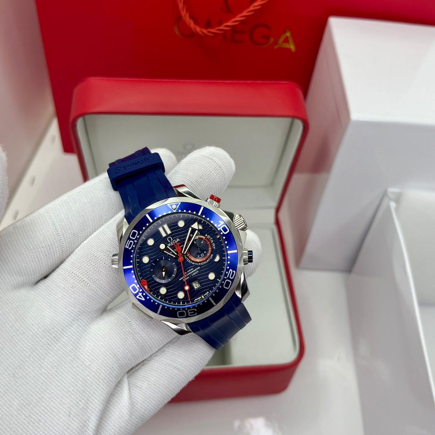 OM3GA SEAMASTER LUXURY CRONOGRAFO AUTOMATICO