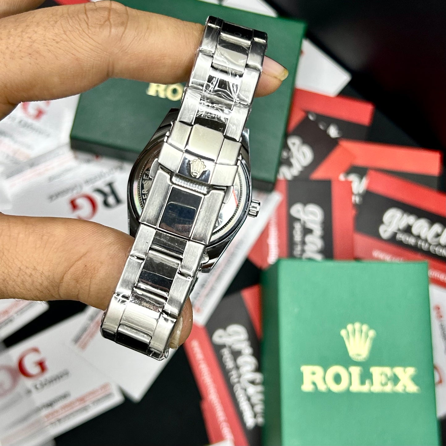 RLX PRESIDENT PERLASA PARA HOMBRE REF-PN