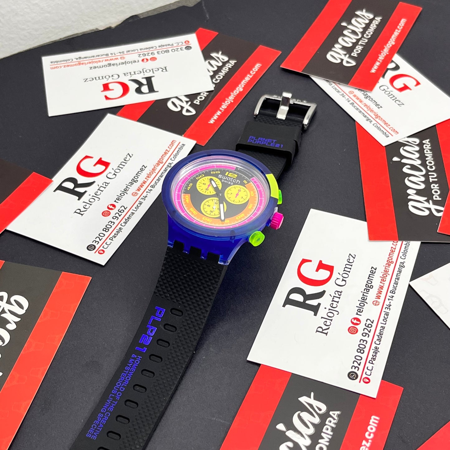 SWATCH NEON PARTY PARA HOMBRE REF-NAVR