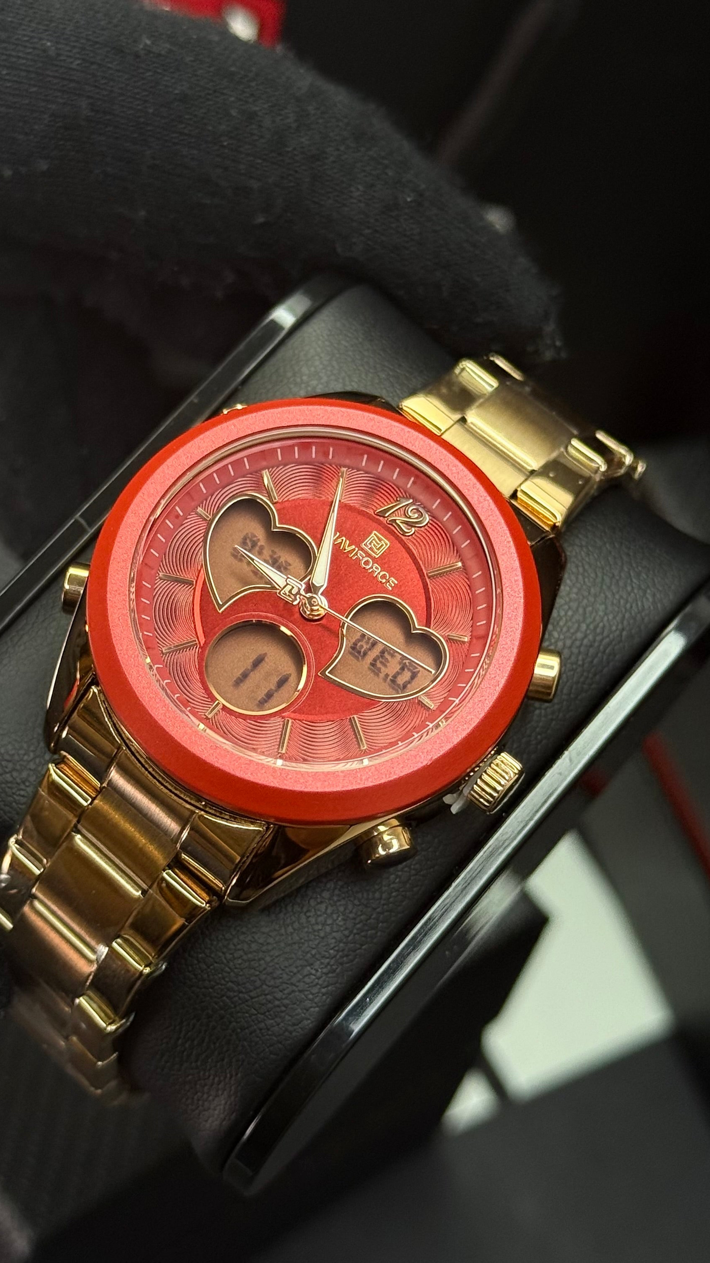 NAVIFORCE DOBLE HORA ORIGINAL PARA DAMA REF NF5045-OROR