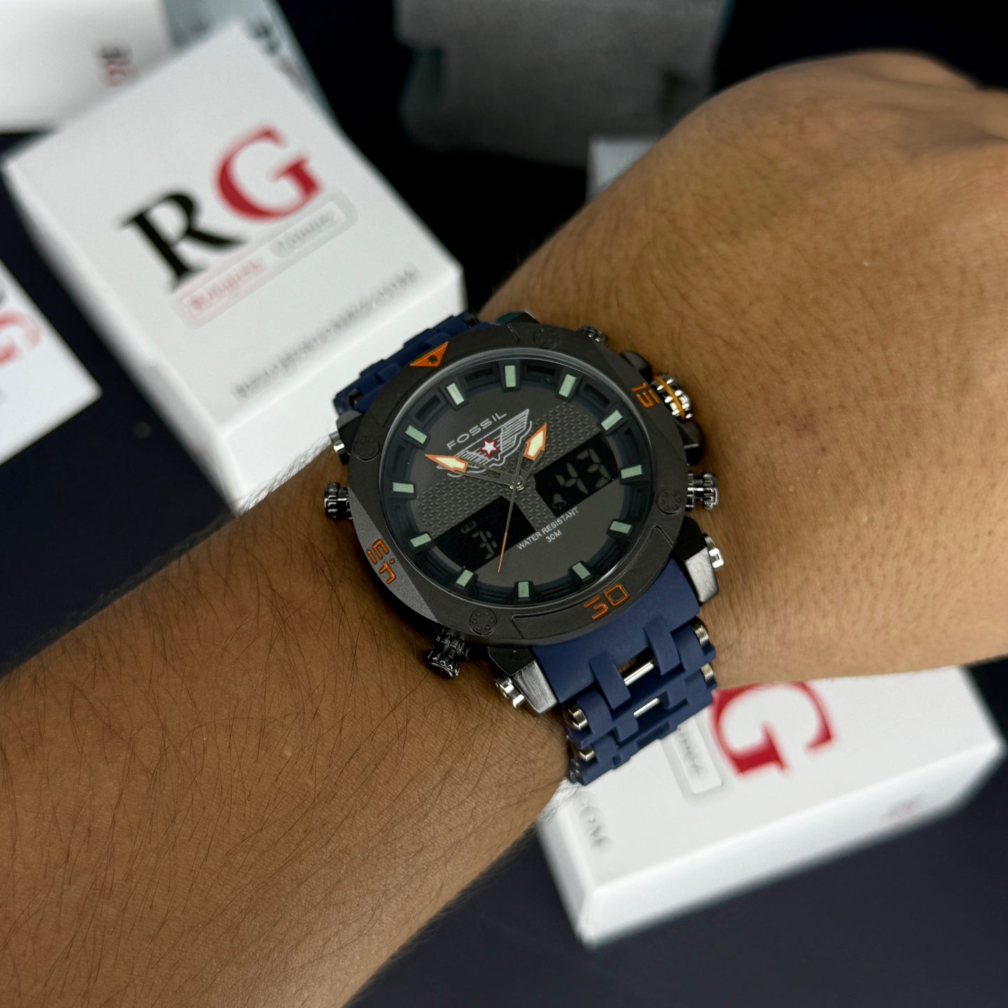 FOSSIL EDICION MARINA SUMERGIBLE-A