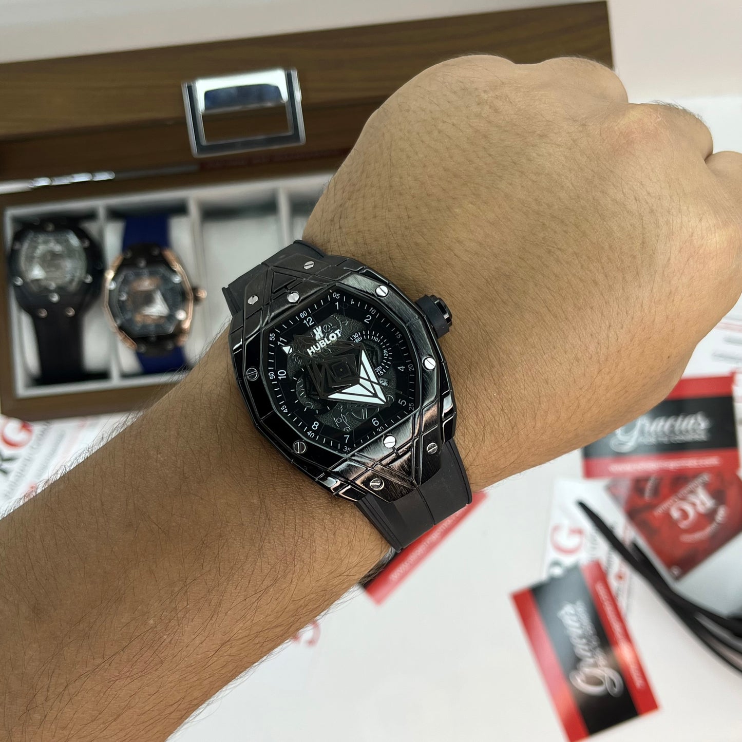 HUBLOT DIAMANTE PARA HOMBRE REF-NNP2