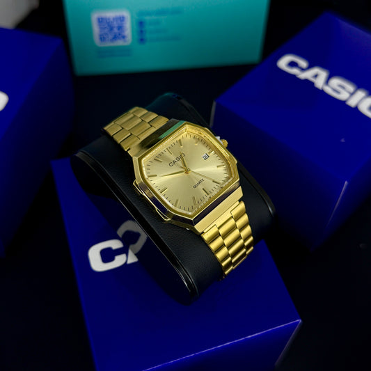 CASIO UNISEX RETRO VINTAGE F-91 ANALOGO-DORADO