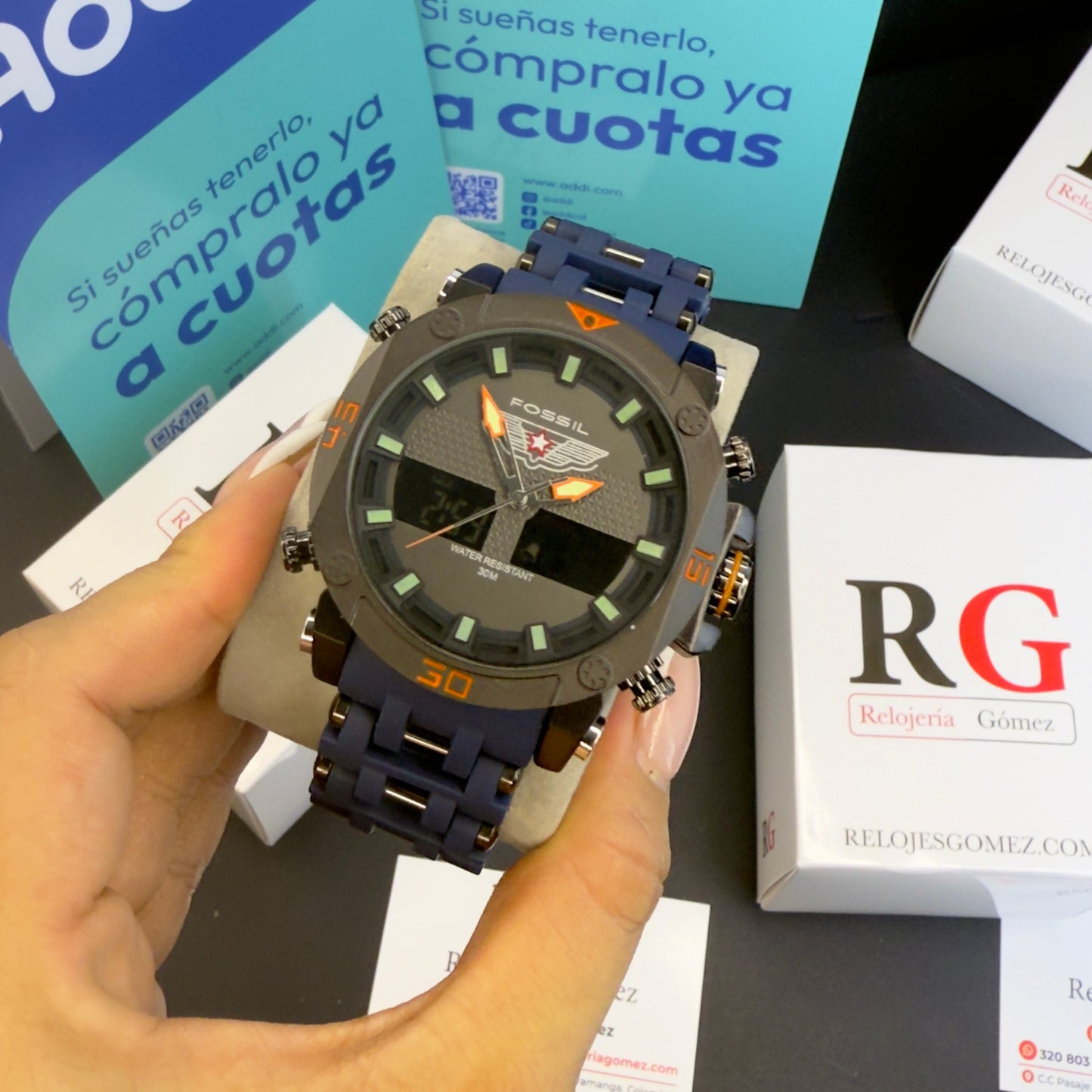 FOSSIL EDICION MARINA SUMERGIBLE-A