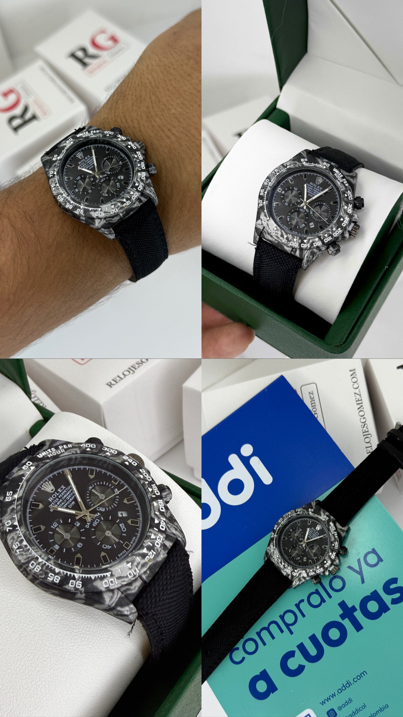 RLX DAYTONA LONA PARA HOMBRE REF-NN