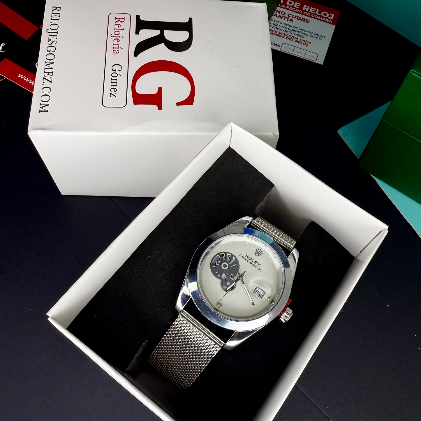 RLX DAY DATE MALLA PARA HOMBRE - REF-PB