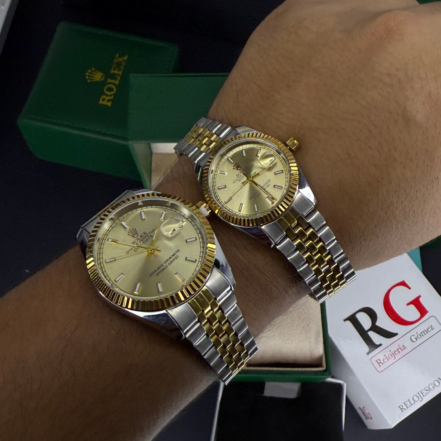 PAREJA DE RLX DAY-DATE PARA REF-BD