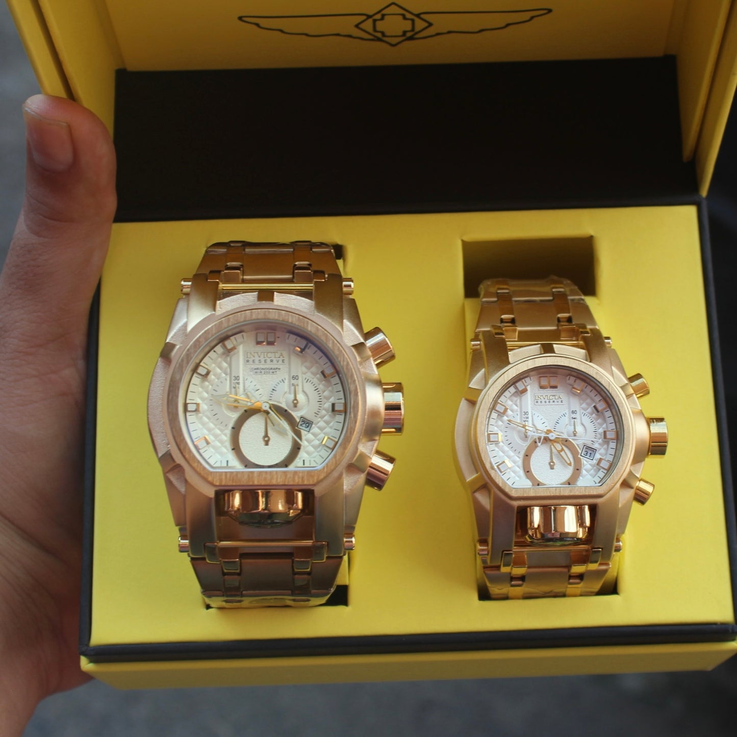 INVICTA BOLT ACERO PAREJA REF-DB