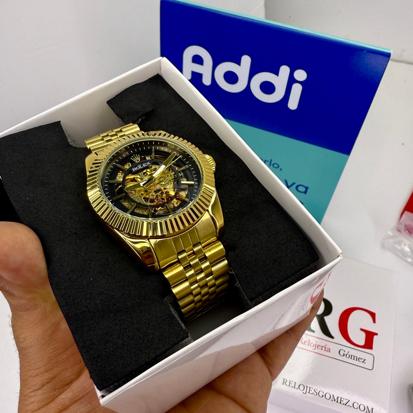 RLX AUTOMATICO CORAZON ABIERTO PRESIDET PARA HOMBRE REF-DN