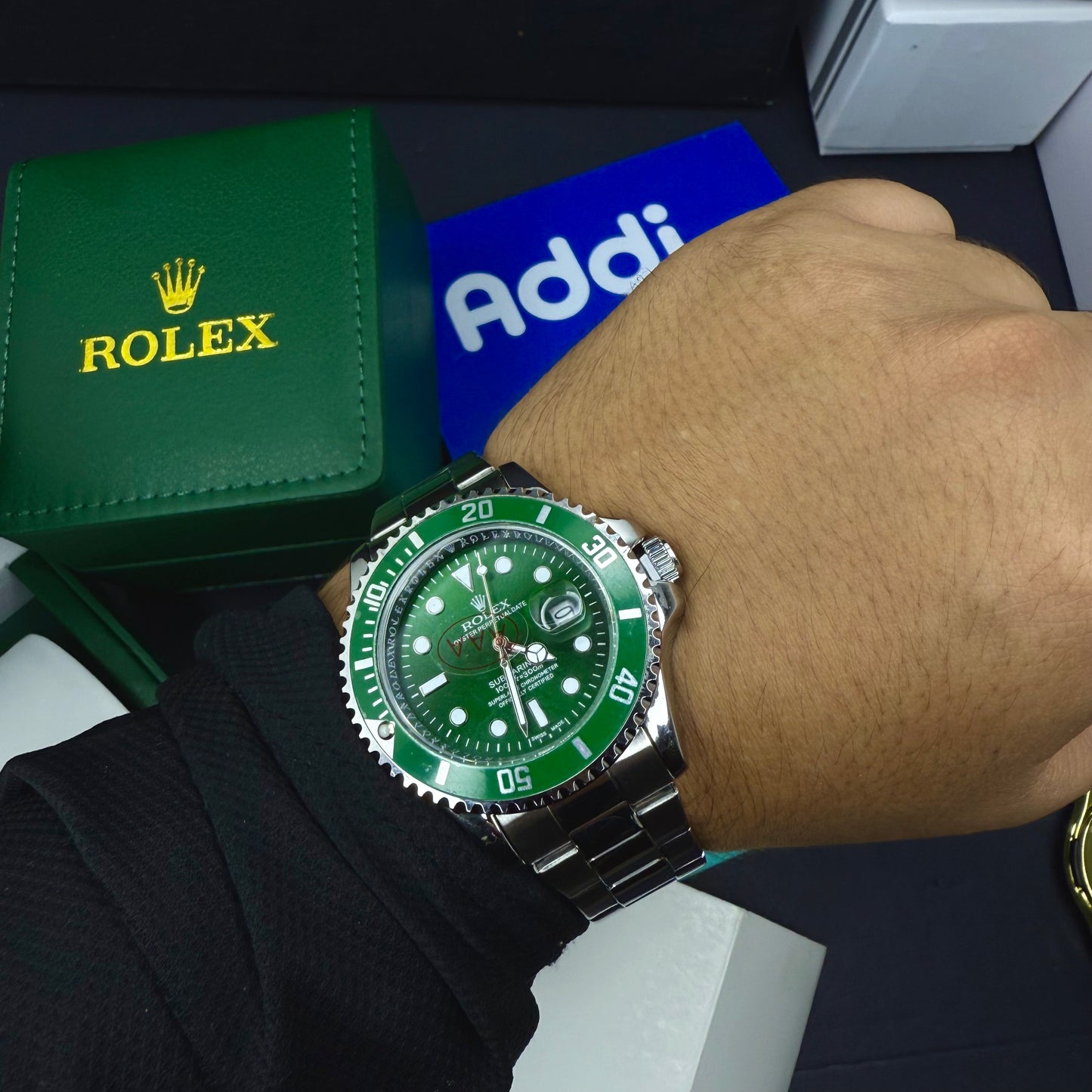 RLX SUBMARINE CON ESTUCHE DE LUJO PARA HOMBRE REF EDICION HULK
