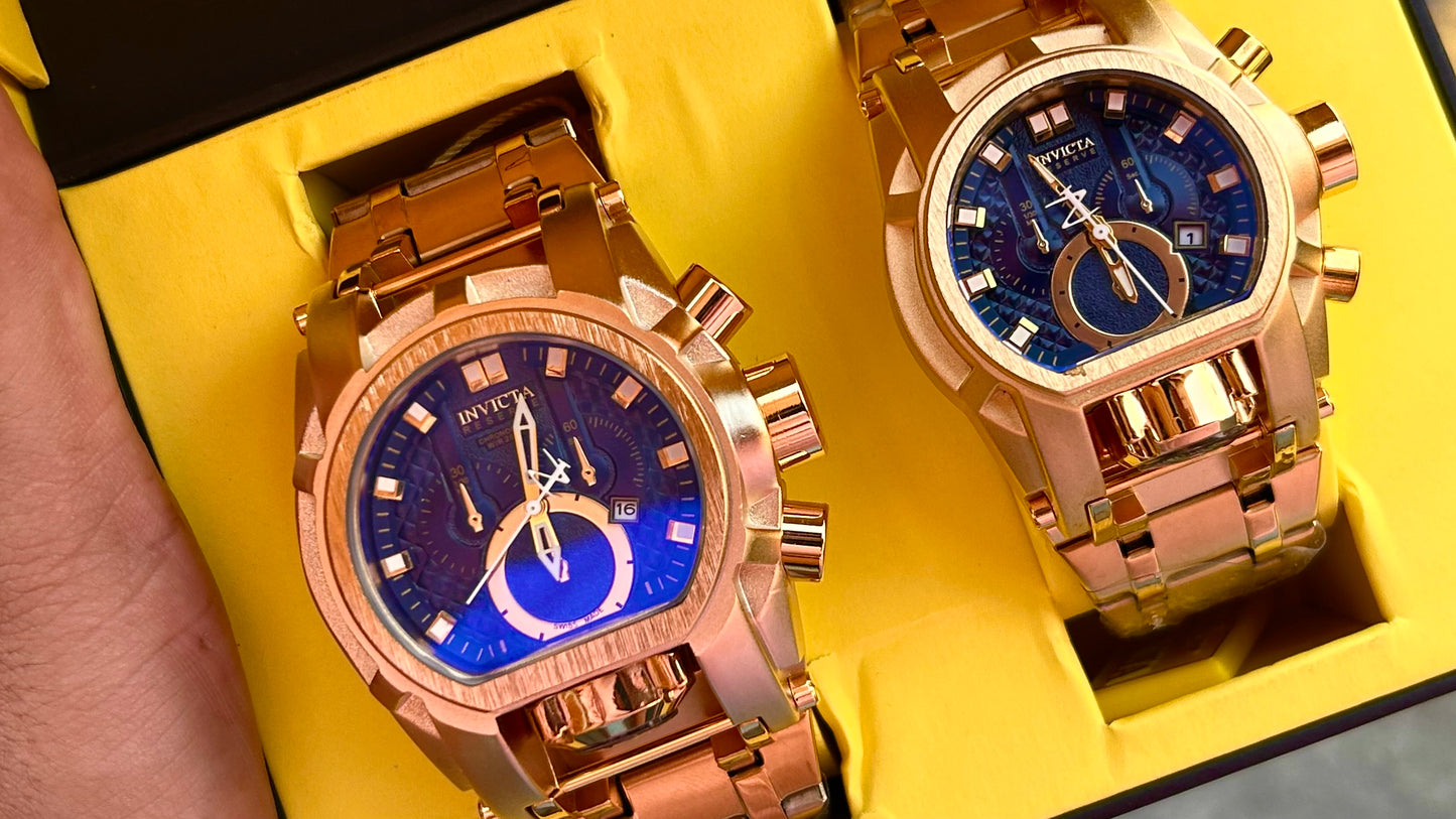 INVICTA BOLT ACERO PAREJA REF-DA