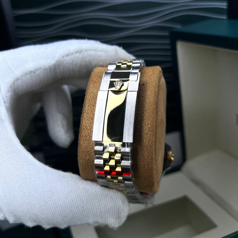 RLX GMT LUXURY AUTOMATICO BICOLOR CARA NEGRA