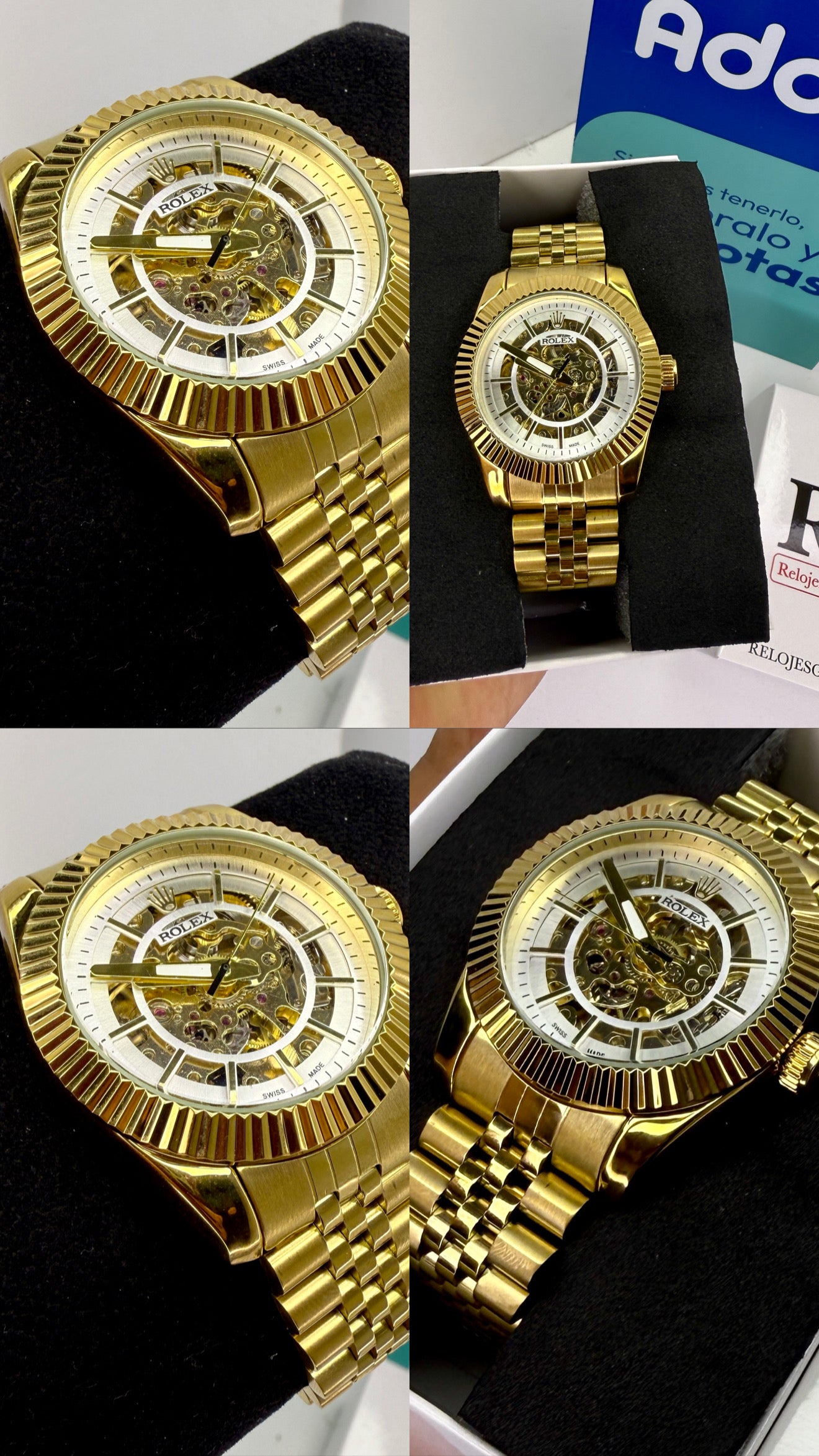 RLX AUTOMATICO CORAZON ABIERTO PRESIDET PARA HOMBRE REF-DB