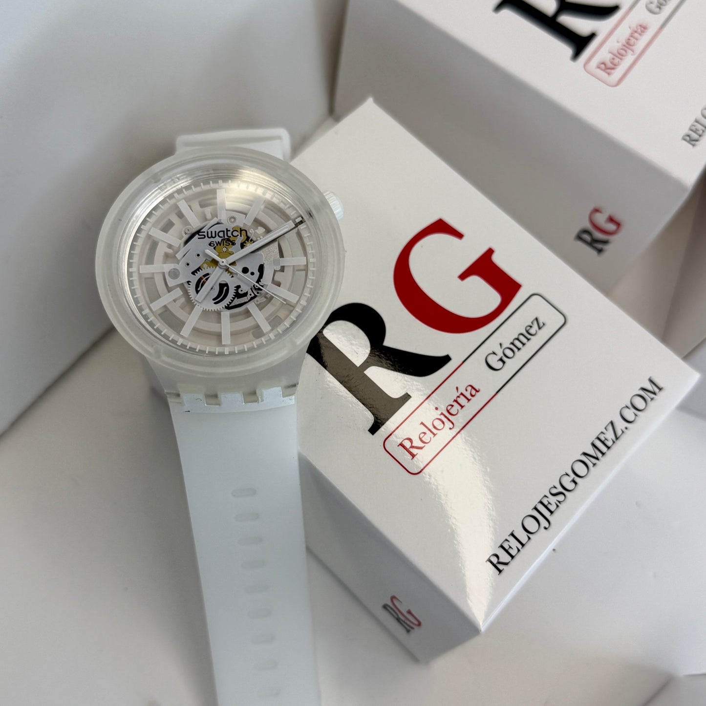 SWATCH TRANSPARENTE PARA HOMBRE REF-BB