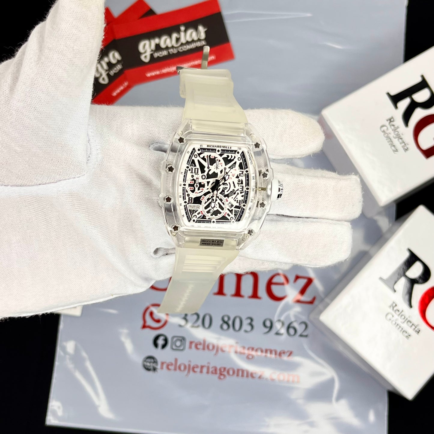 RICHARD MILLER EDICION MC CLAREN TRANSPARENTE PARA HOMBRE REF-T