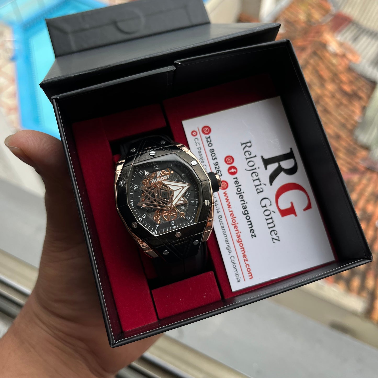 HUBLOT DIAMANTE PARA HOMBRE REF-NCN