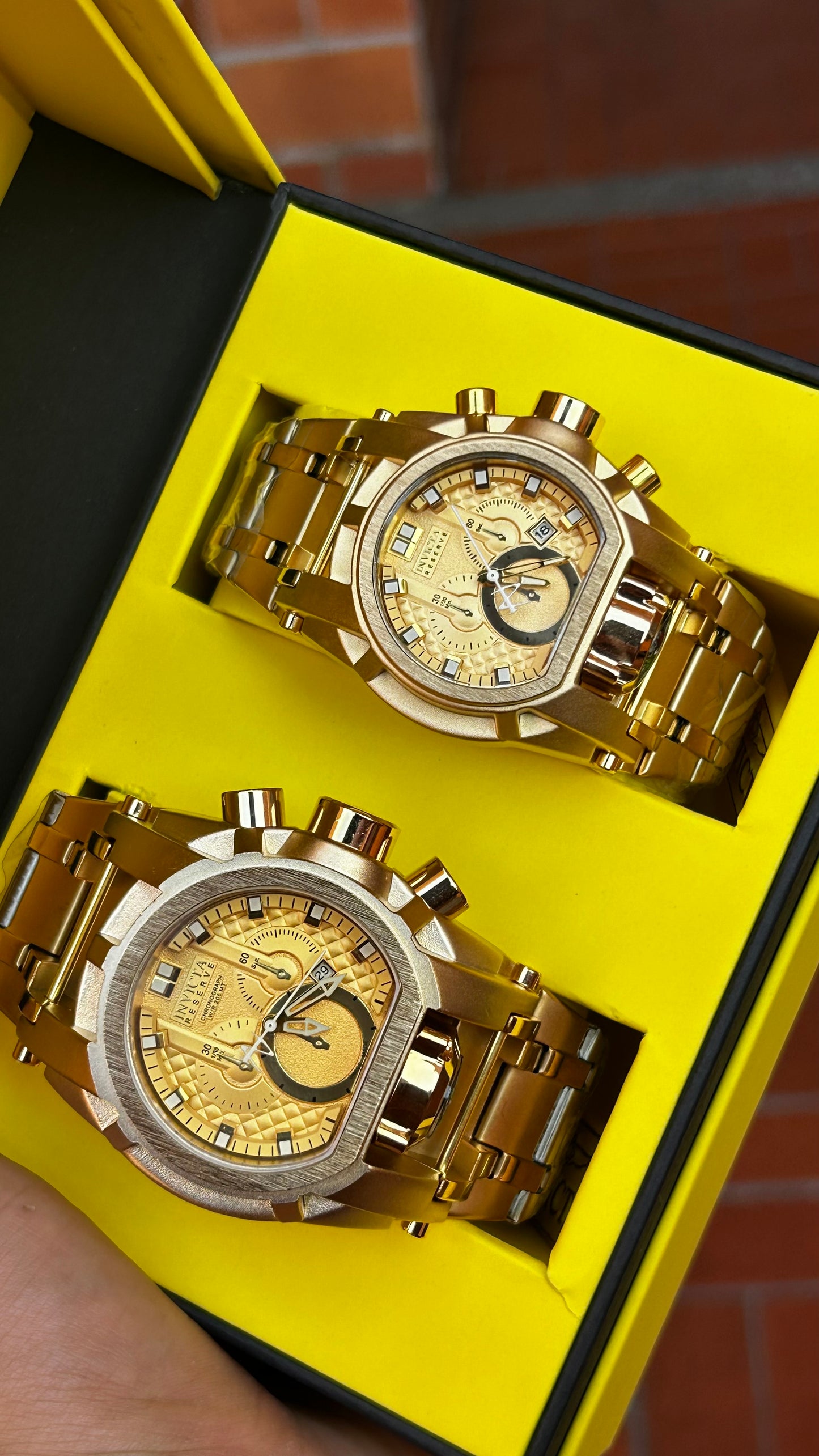 INVICTA BOLT ACERO PAREJA REF-DD