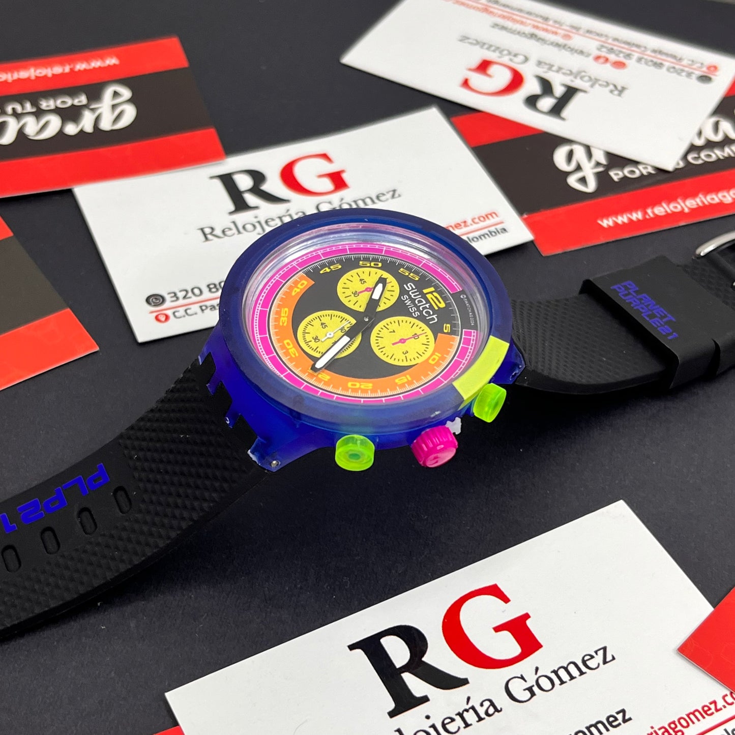 SWATCH NEON PARTY PARA HOMBRE REF-NAVR