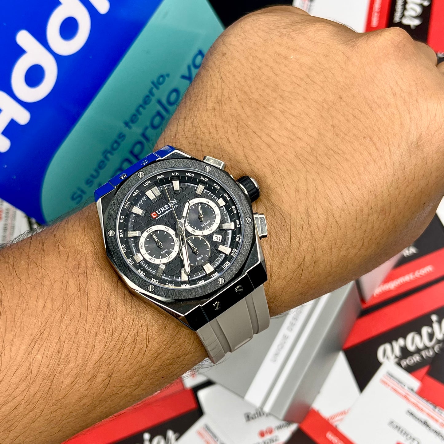 CURREN ORIGINAL PRA HOMBRE REF-8464-G