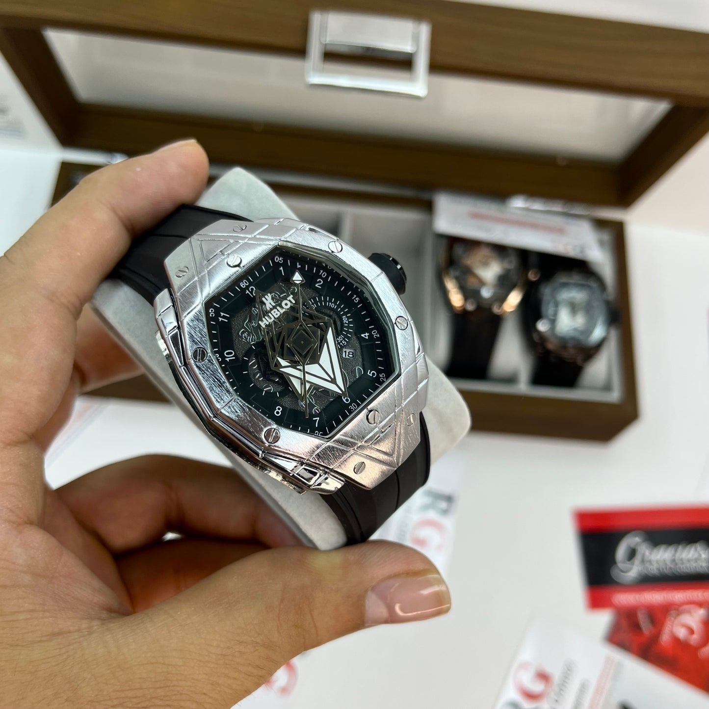 HUBLOT DIAMANTE PARA HOMBRE REF-NP