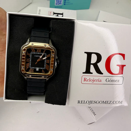 CARTIER DO´SANTOS GOMA PARA HOMBRE REF-NOR