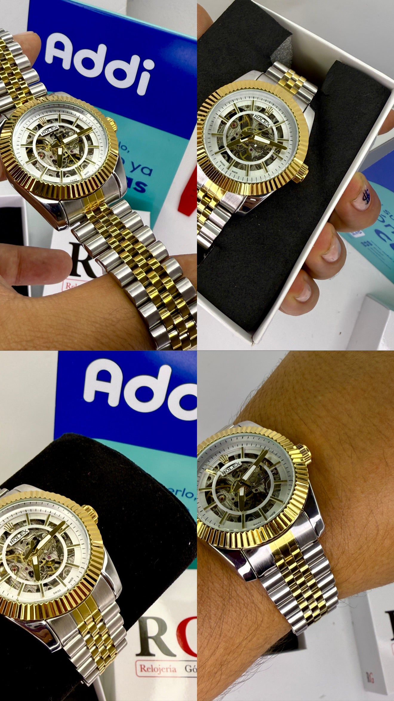 RLX AUTOMATICO CORAZON ABIERTO PRESIDET PARA HOMBRE REF-BB