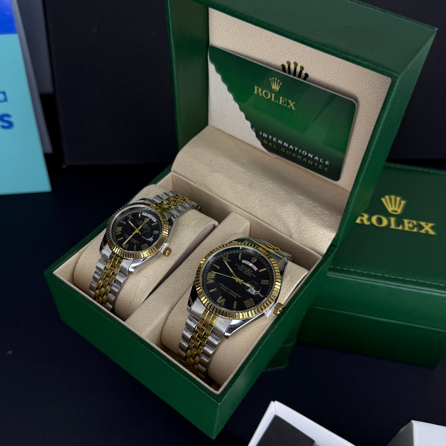 PAREJA R0LEX PRESIDENT  REF-BIN