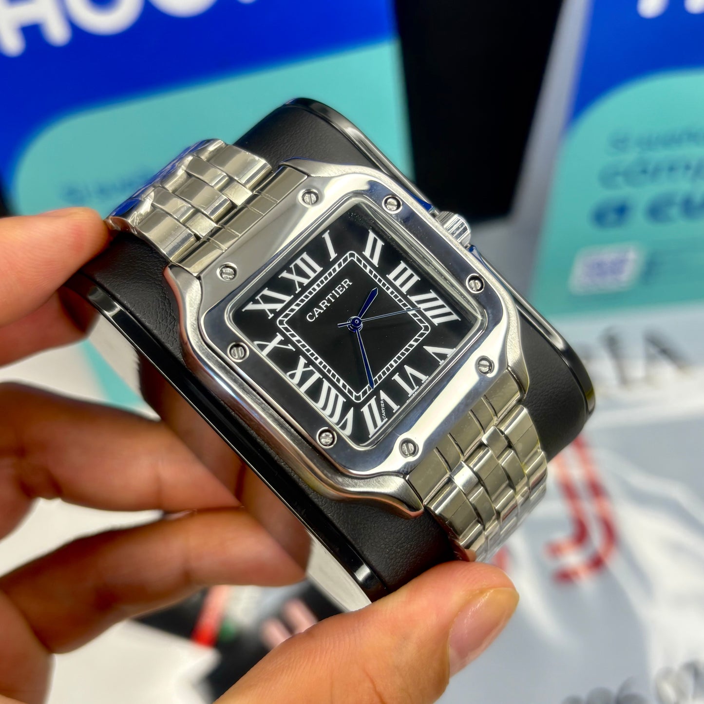 CARTIER DO SANTOS TRIZADO PARA HOMBRE REF-PN