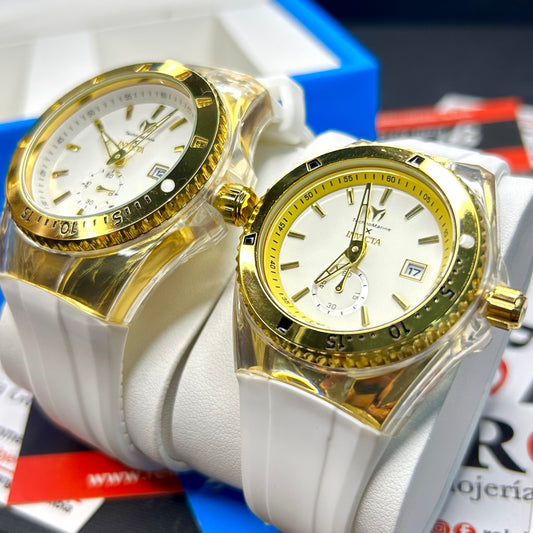 PAREJA INVICTA x TECHNOMARINE  REF-BB