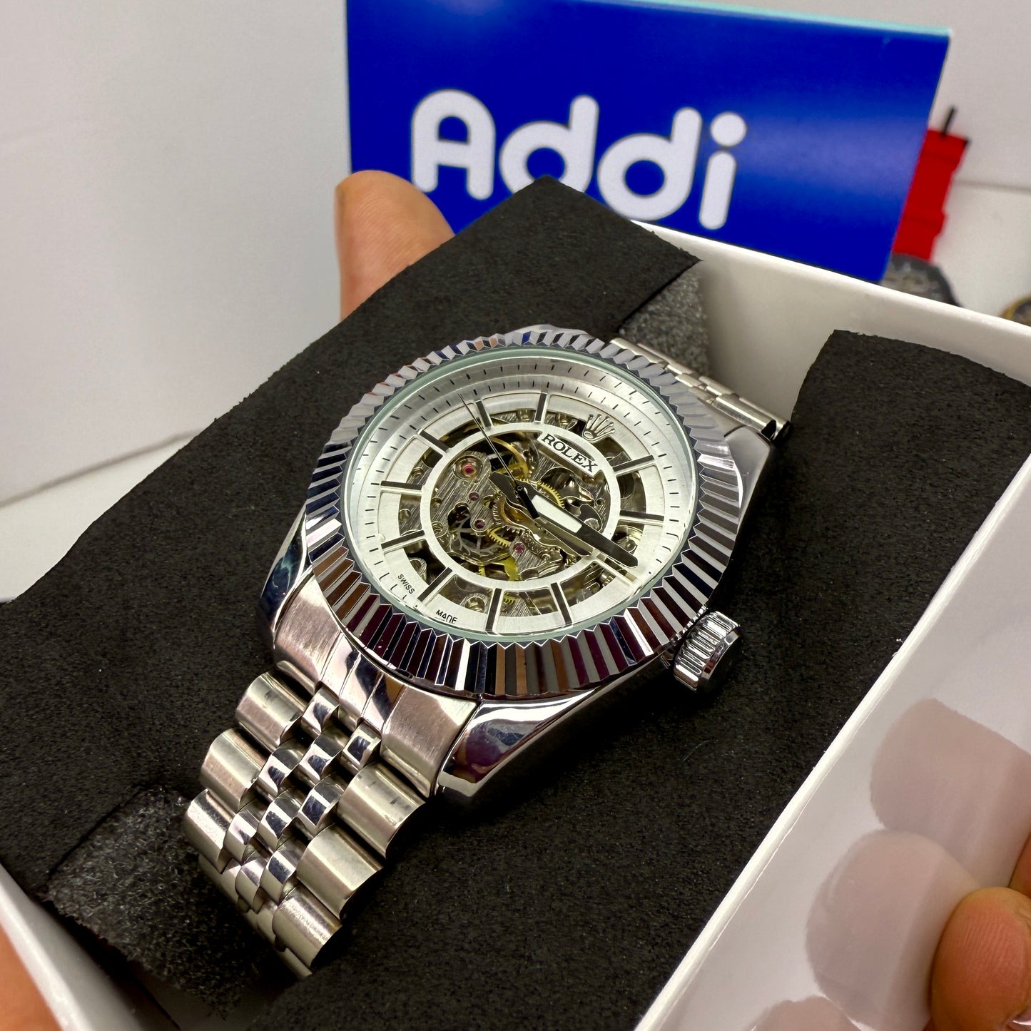 RLX AUTOMATICO CORAZON ABIERTO PRESIDET PARA HOMBRE REF-PB