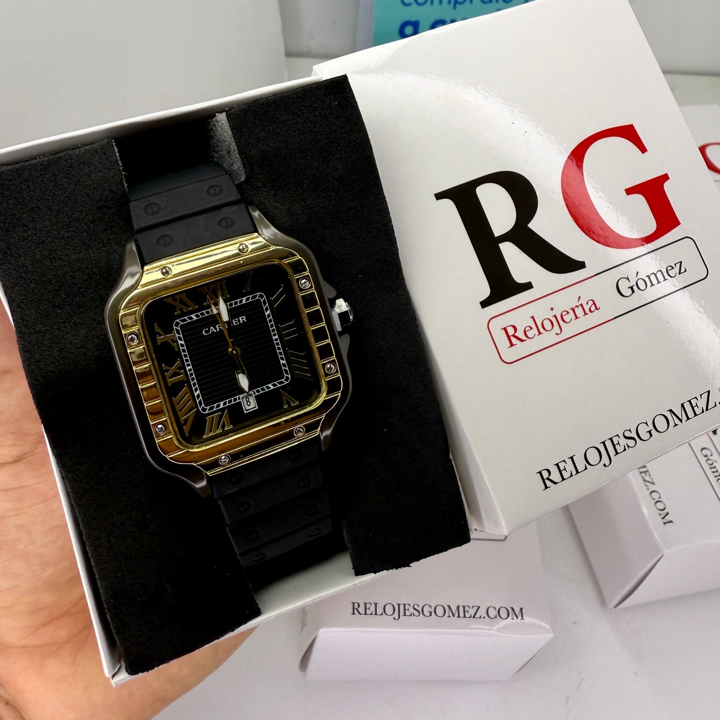 CARTIER DO´SANTOS GOMA PARA HOMBRE REF-ND