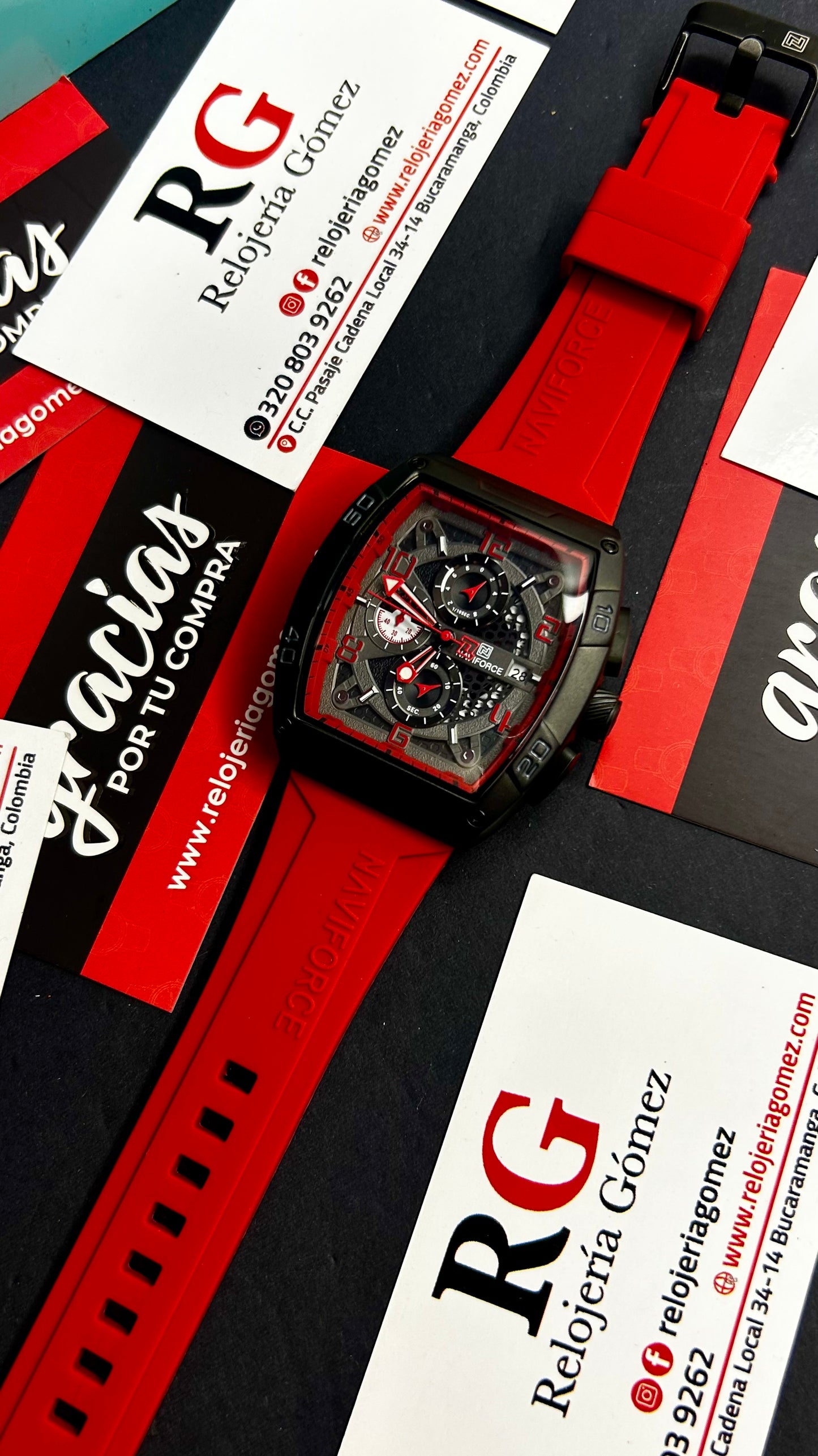 NAVIFORCE X RICHARD MILLE ORIGINAL PARA HOMBRE REF NF8052 REF R